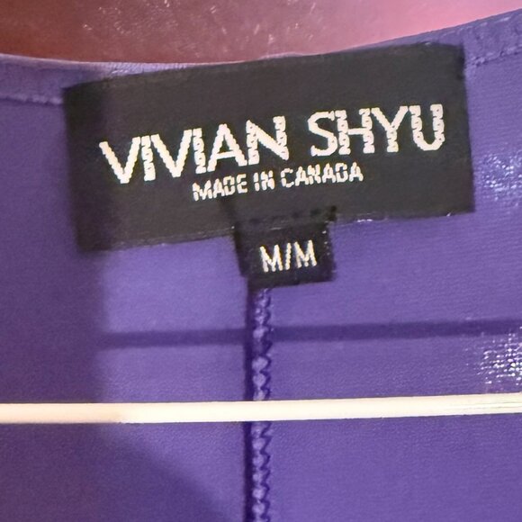 Vivian Shyu Elegant purple dress - Picture 4 of 4